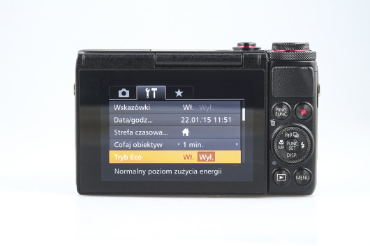 Canon PowerShot G7 X - menu