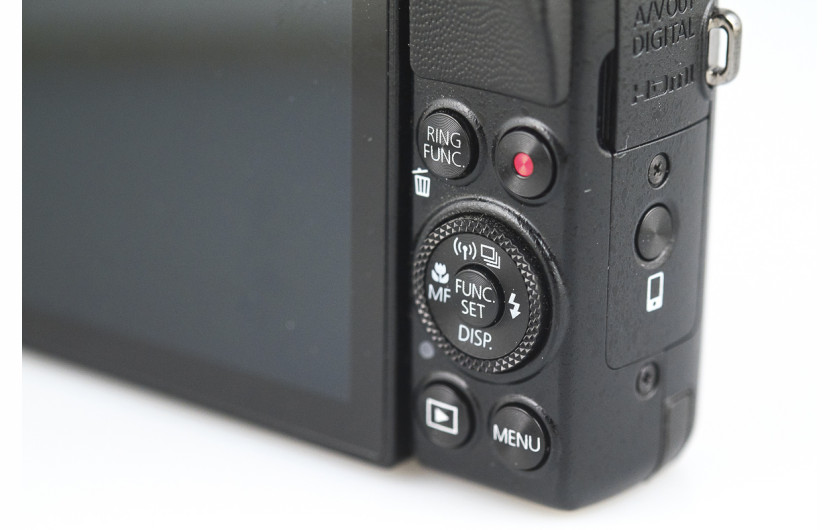 Canon PowerShot G7 X - fizyczne klawisze