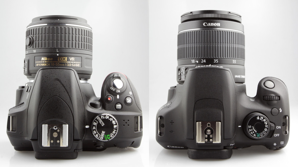NIkon D3300 vs. Canon 1200D