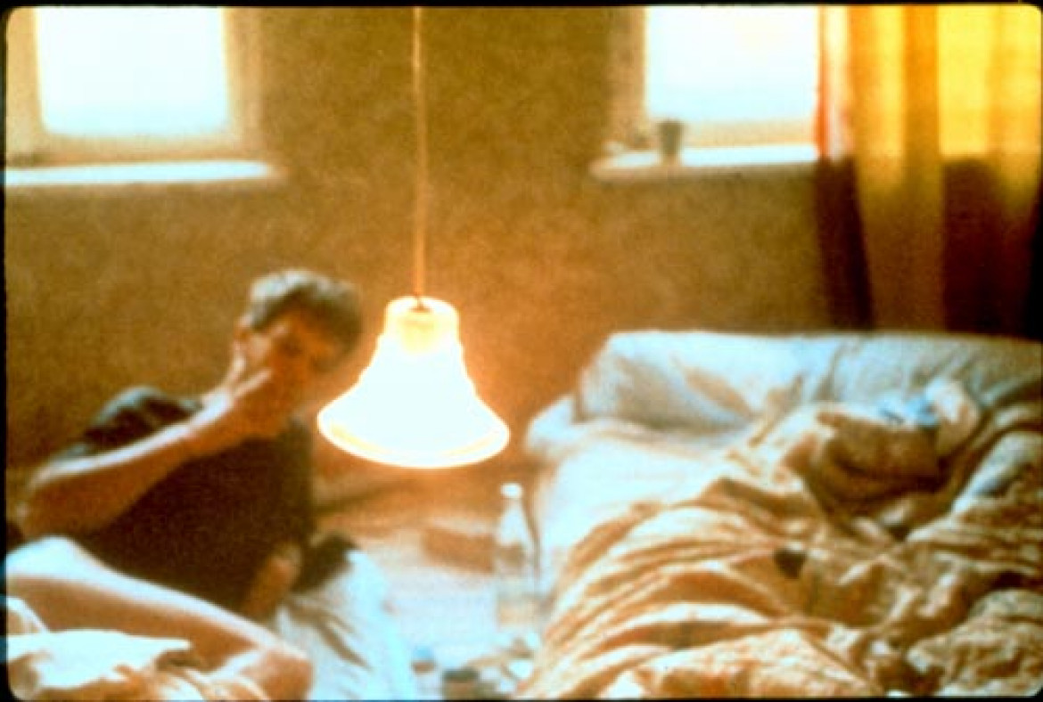 David in bed. Leipzig. Germany. 1992
