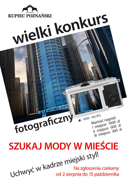 Ostatnie dni konkursu fotograficznego "Kupiec ubiera miasto"
