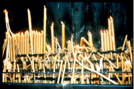 Fatima candles. Portugal. 1998