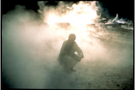 Bruce in the smoke. Pozzuoli. ltaly. 1995