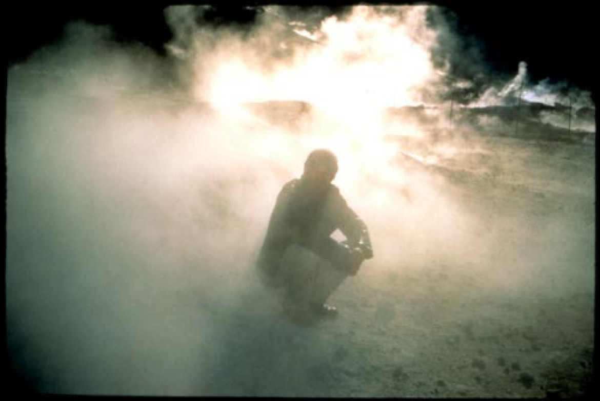 Bruce in the smoke. Pozzuoli. ltaly. 1995