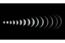Roger Hutchinson - I miejsce w kategorii "Planets, Comets and Asteroids", zdjęcie przedstawia ewolucję faz planety Wenus