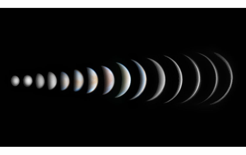 Roger Hutchinson - I miejsce w kategorii Planets, Comets and Asteroids, zdjęcie przedstawia ewolucję faz planety Wenus