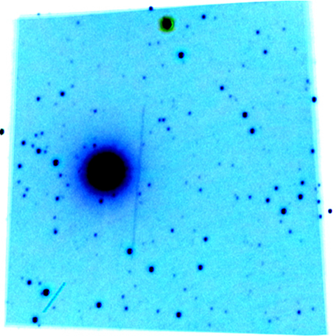Derek Robson - III miejsce w kategorii "Planets, Comets and Asteroids", zdjęcie przedstawia asteroidę 164121 (2003 YT1), która w 2016 roku przeleciała blisko orbity Ziemi