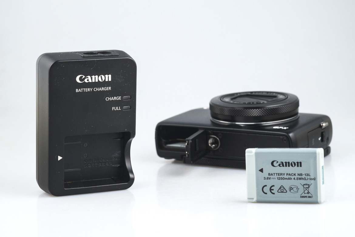 Canon PowerShot G7 X - bateria i ładowarka