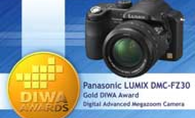  Panasonic Lumix FZ30 zdobywa złoty medal DIWA