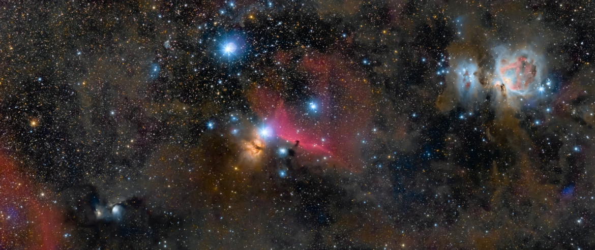 fot. Ross Clark, "The Jewels of Orion", 1. miejsce w kategorii Best Newcomer / Insight Investment Astronomy Photographer of the Year 2019