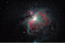 Sebastien Grech - V miejsce w kategorii "Young Competition" - zdjęcie przedstawia gazową mgławicę Oriona