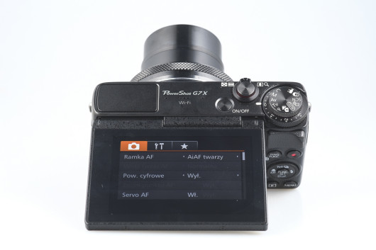Canon PowerShot G7 X - ekran odchylany