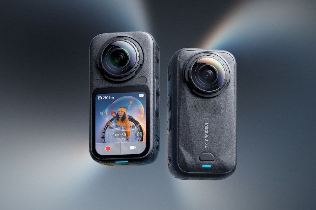 Insta360 X6 - 1-calowe matryce, 10-bitowa rejestracja, wbudowana pamięć i mniejszy format. Kamerka sferyczna jak najlepszy action cam