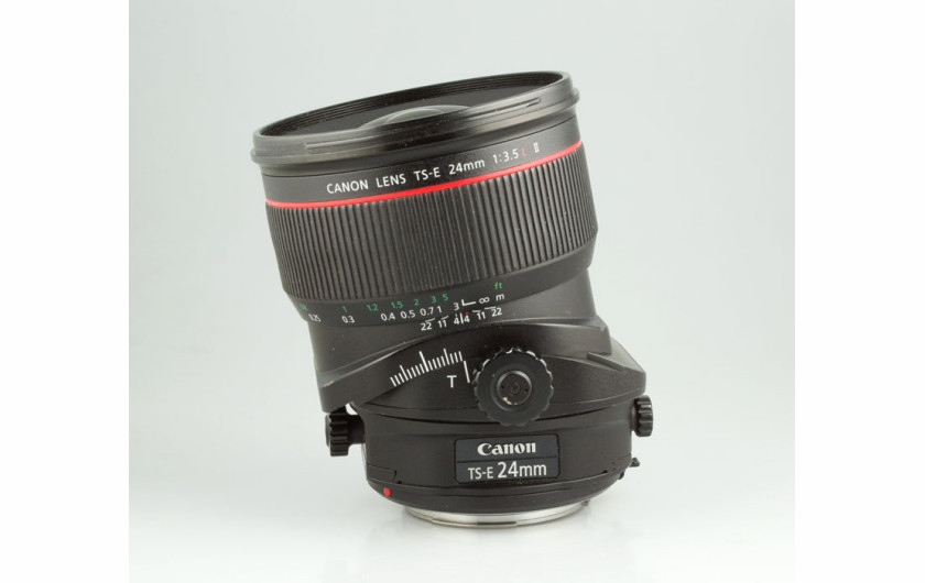 Canon TS-E 24mm f/3,5L II - działanie tiltu