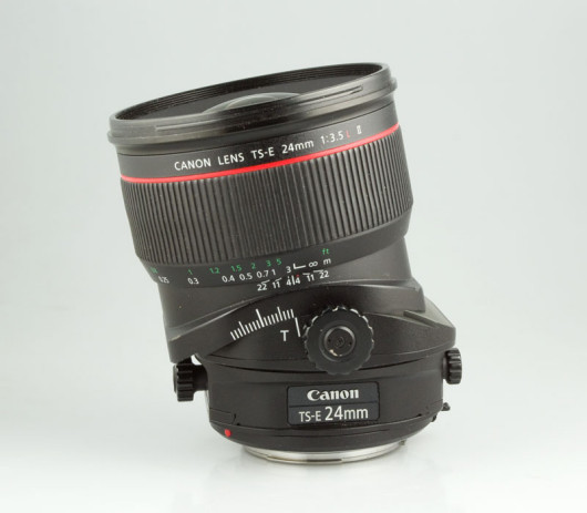 Canon TS-E 24mm f/3,5L II - działanie tiltu