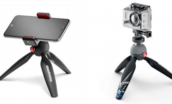 Manfrotto PIXI Extreme i Smart - kompaktowe statywy do smartfonów i kamer sportowych
