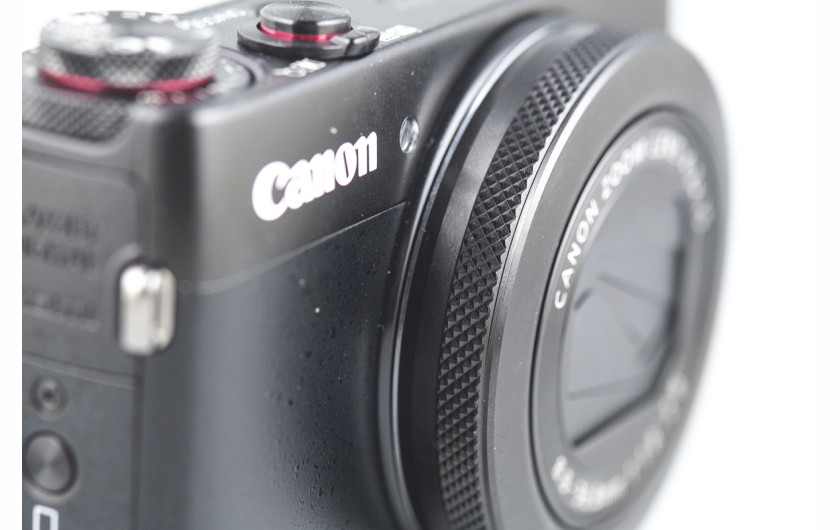 Canon PowerShot G7 X - wykończenie pierścienia obiektywu