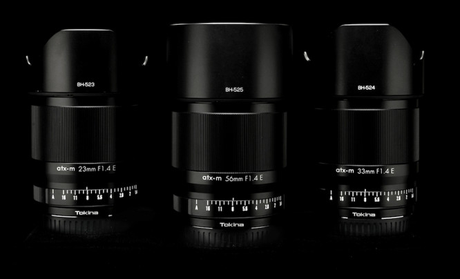 Obiektywy Tokina ATX-M 23 mm f/1.4, 33 mm f/1.4 i 56 mm f/1.4 od teraz także do Sony E