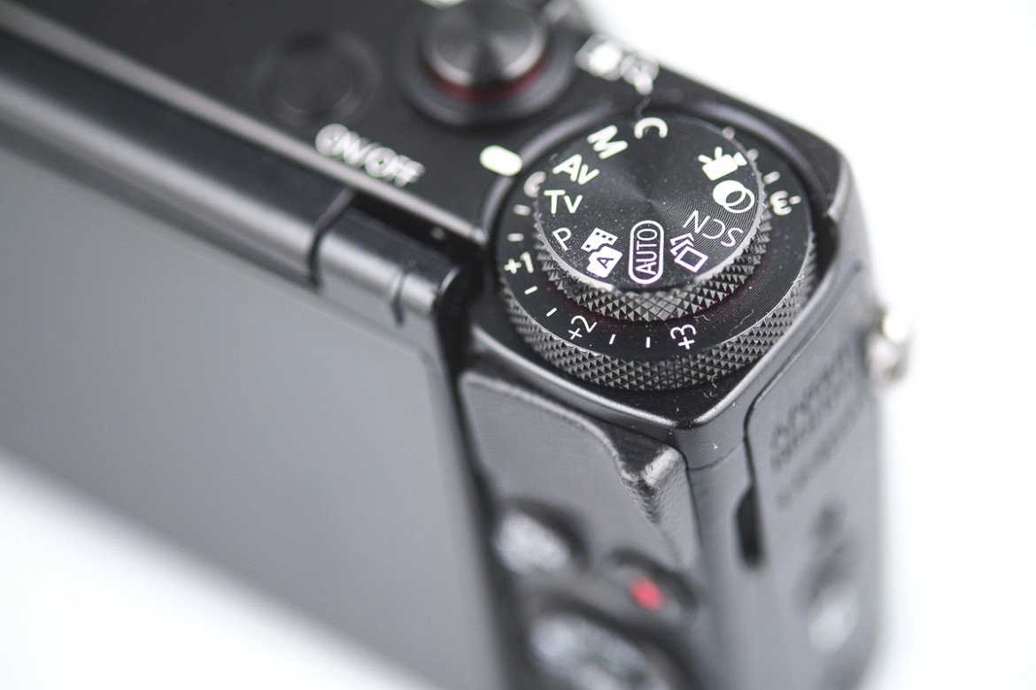 Canon PowerShot G7 X - wykończenia pokręteł