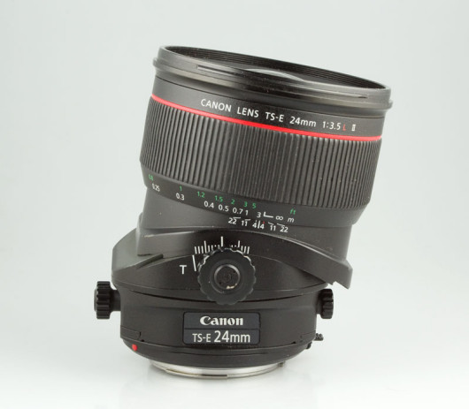 Canon TS-E 24mm f/3,5L II - działanie tiltu