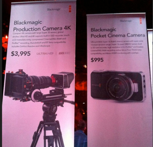 Blackmagic Pocket Cinema Camera - z bagnetem Mikro Cztery Trzecie