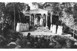Sztuka „Odprawa posłów greckich” Jana Kochanowskiego w wykonaniu uczniów Gimnazjum Państwowego w Trembowli, 1930 – NAC.