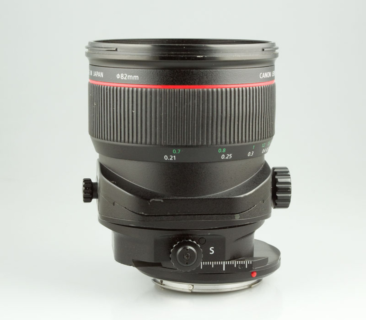 Canon TS-E 24mm f/3,5L II - działanie "shifta"