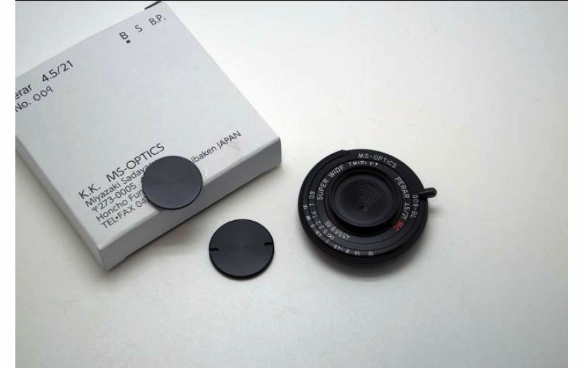 MS-Optical Perar 21 mm f/4.5 Super Wide Triplet