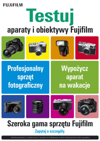 Wypożyczalnie aparatów i obiektywów Fujifilm