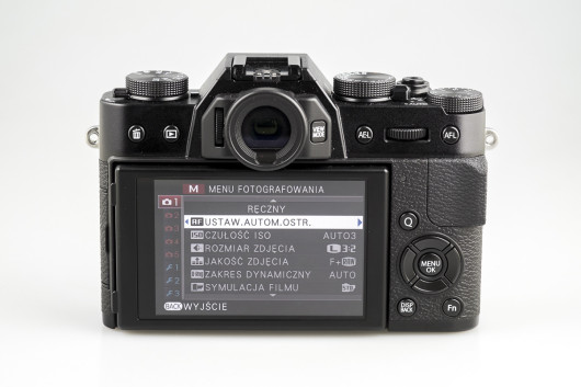 Fujifilm X-T10 - menu główne