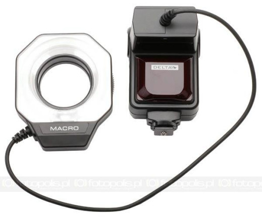 Delta DRF-14 - pierścieniowa lampa błyskowa do makrofotografii wykonywanych lustrzankami Canona