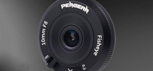 Pergear 10 mm f/8 - tani, miniaturowy obiektyw fisheye do bezlusterkowców APS-C