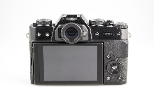 Fujifilm X-T10 - tylna ścianka z klawiszami funkcyjnymi