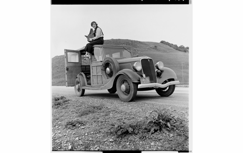 1936r. Dorothea Lange, fotografuje dla Resettlement Administration, w Californi (LOC)
Dorothea Lange, Resettlement  Library of Congress.