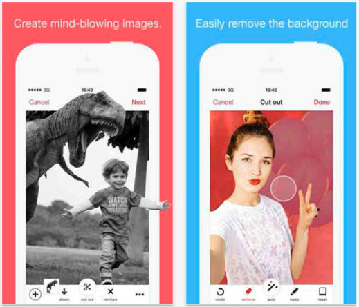 Bazaart 2.0 - kolaże na iOS