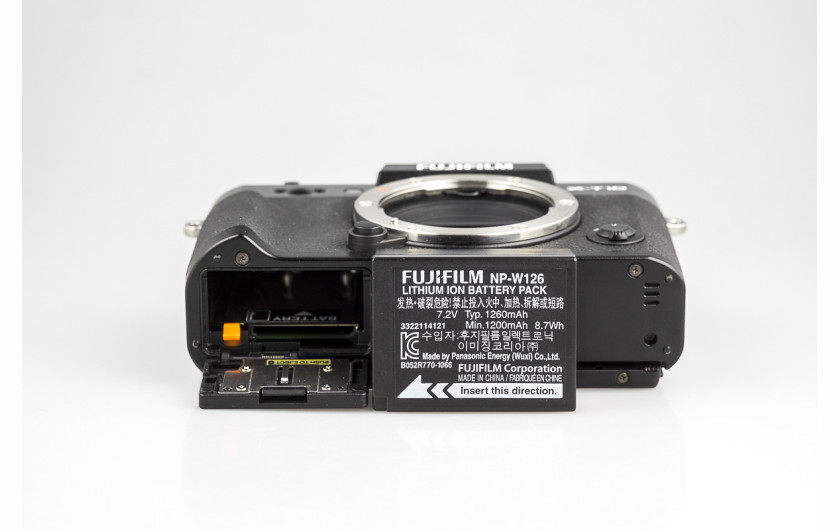 Fujifilm X-T10 - wyprofilowany slot