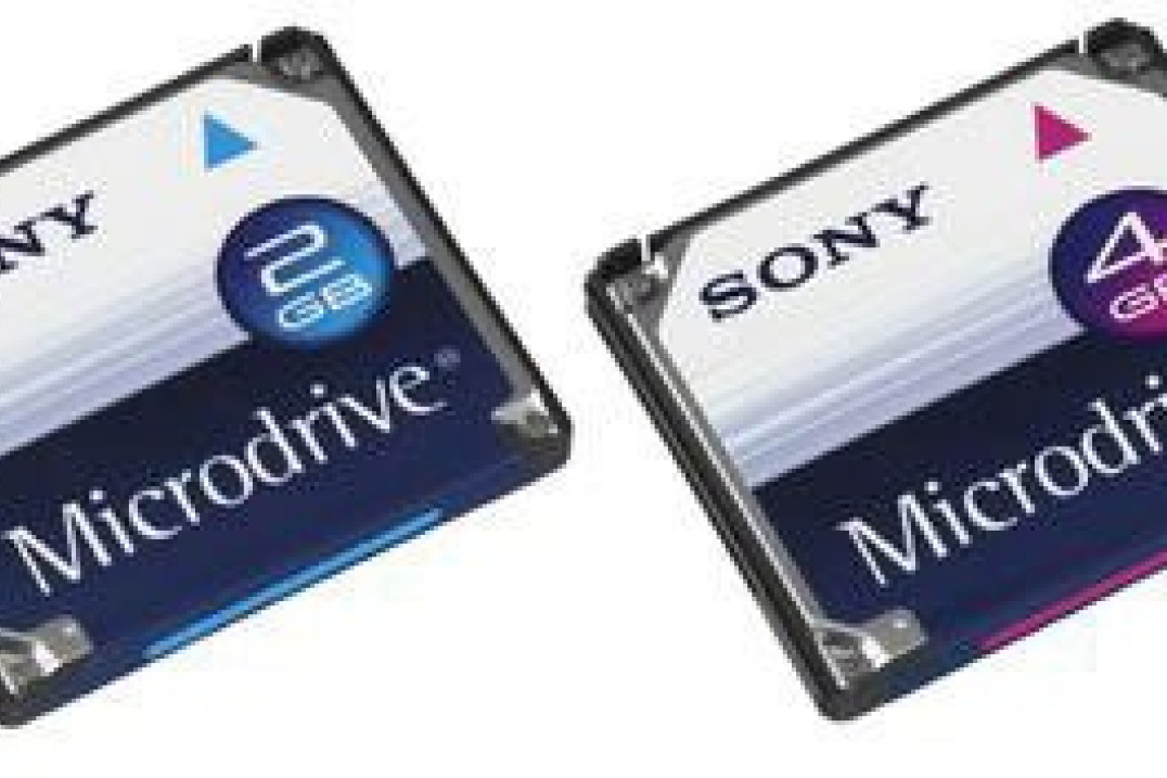Pamięć Microdrive - teraz Sony