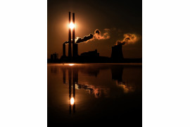 fot. Dominika Koszowska, "Power Plant at Sunrise", brązowy medal w amatorskiej kat. Architecture/Industrial / Px3 Prix de la Photographie, Paris