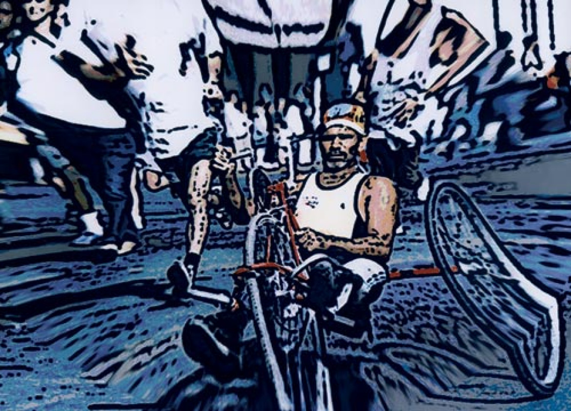 copyright Carlos Fraginals de la Torre, Kuba, "Lider na wózku"