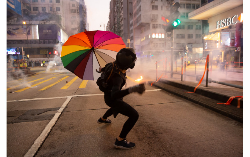 fot. Witold Dobrowolski (1. Miejsce w kat. Editorial: General news / ND Awards 2020Seria dokumentuje zeszłoroczne protesty antyrządowe w Hong Kongu.