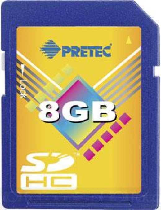 Pretec 8 GB SD-HC - kolejny rekord