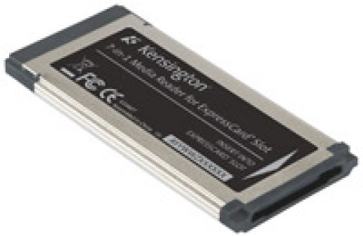 Kensington 7-w-1 - czytnik w standardzie ExpressCard