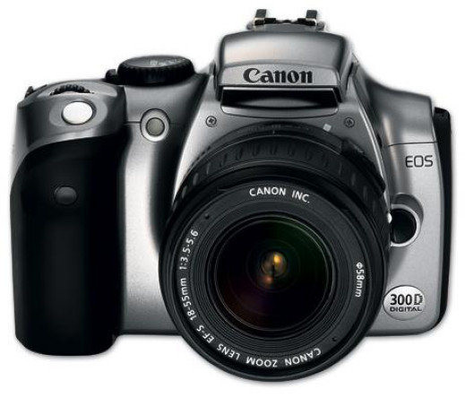 Test lustrzanki Canon EOS 300D