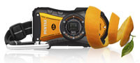 Pentax Optio WG-1 GPS w kolorze "Shiny Orange"