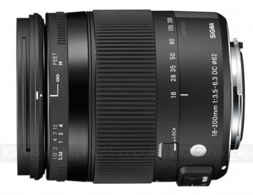Sigma 18-200 mm f/3,5-6,3 DC Macro OS HSM