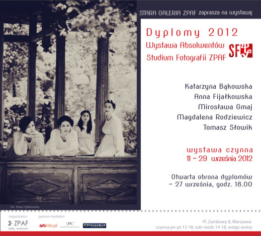 Wystawa i obrony dyplomów Studium Fotografii ZPAF
