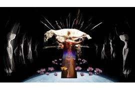 Kadr z wideoklipu Nicka Knighta do utworu "Born This Way" Lady Gagi, 2011. Dzięki uprzejmości Nicka Knighta i SHOWstudio (do zobaczenia w ramach wystawy SHOWstudio "Fashion Film", Angel Wawel od 17.05 do 16.06)