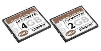 Kingston CompactFlash Ultimate - 2 GB i 4 GB 100x