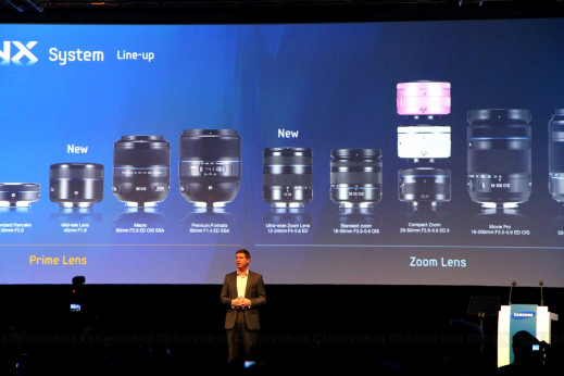 Samsung NX 12-24 f/4-5.6 mm i 45 mm f/1.8 - nowe obiektywy