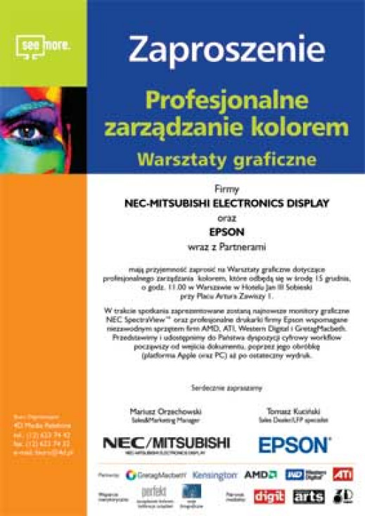 Warsztaty "Profesjonalne zarządzanie kolorem"